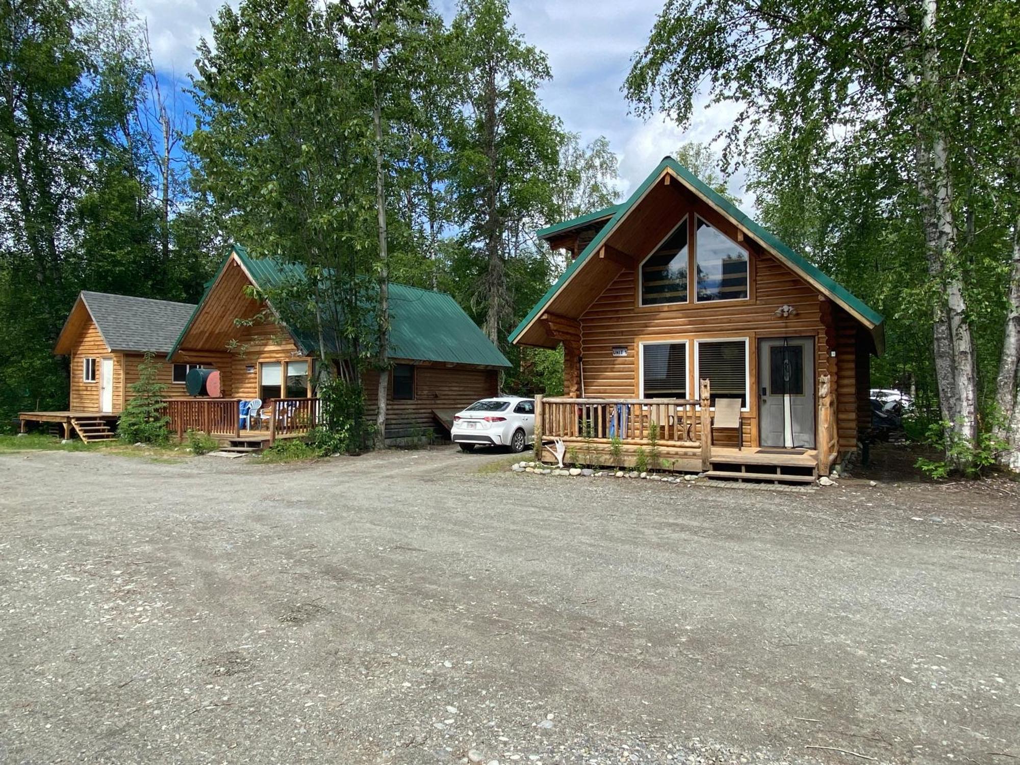 Talkeetna Log Cabin With Hot Tub Unit 1 Exterior photo
