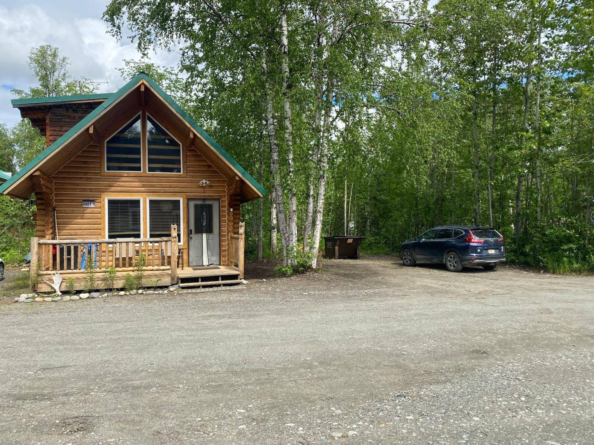 Talkeetna Log Cabin With Hot Tub Unit 1 Exterior photo