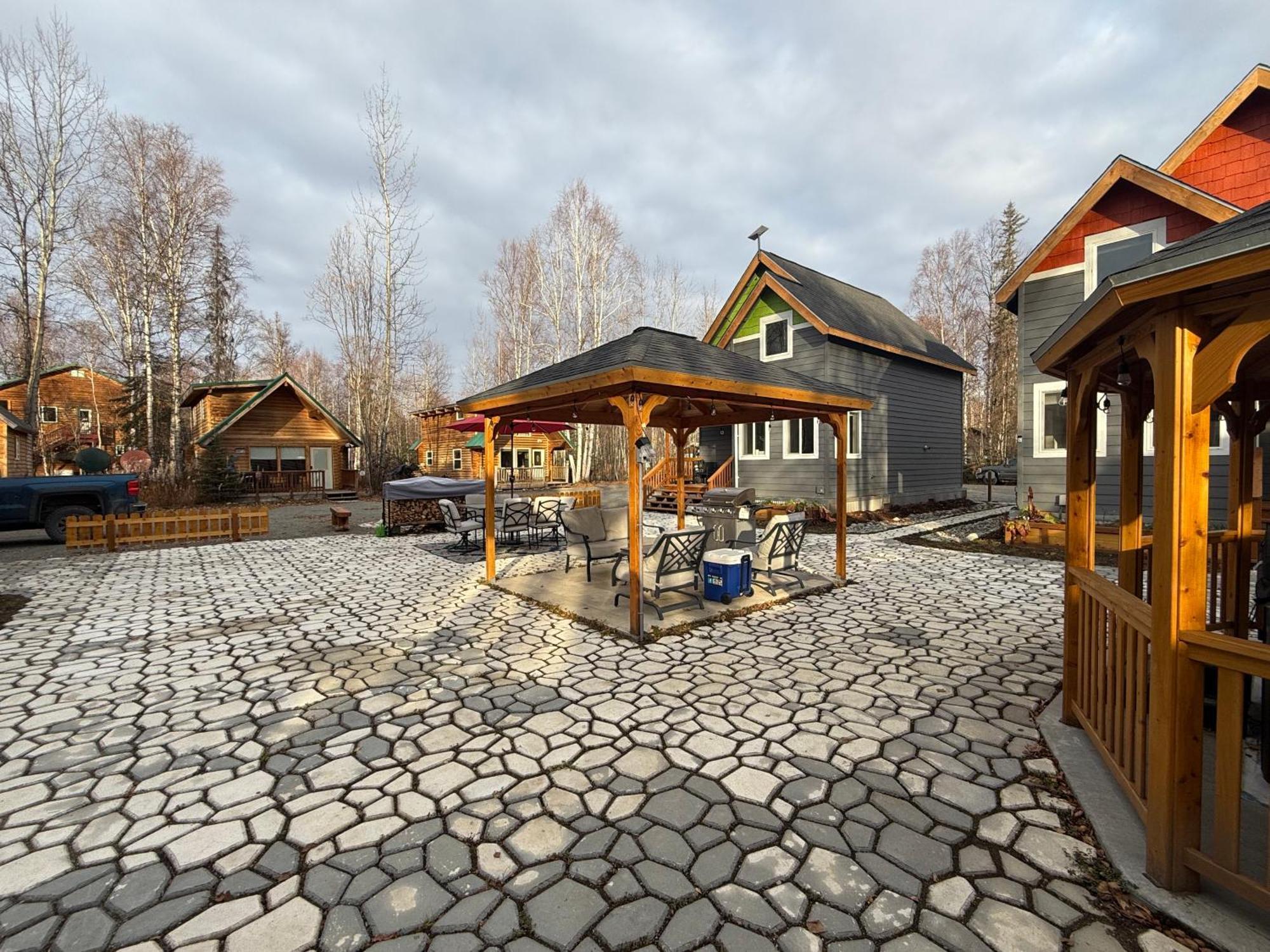 Talkeetna Log Cabin With Hot Tub Unit 1 Exterior photo