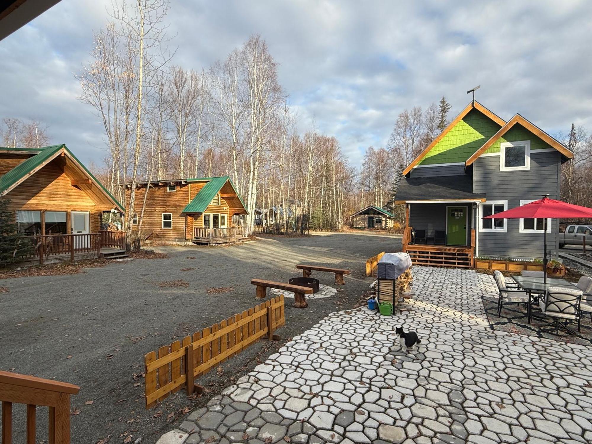Talkeetna Log Cabin With Hot Tub Unit 1 Exterior photo