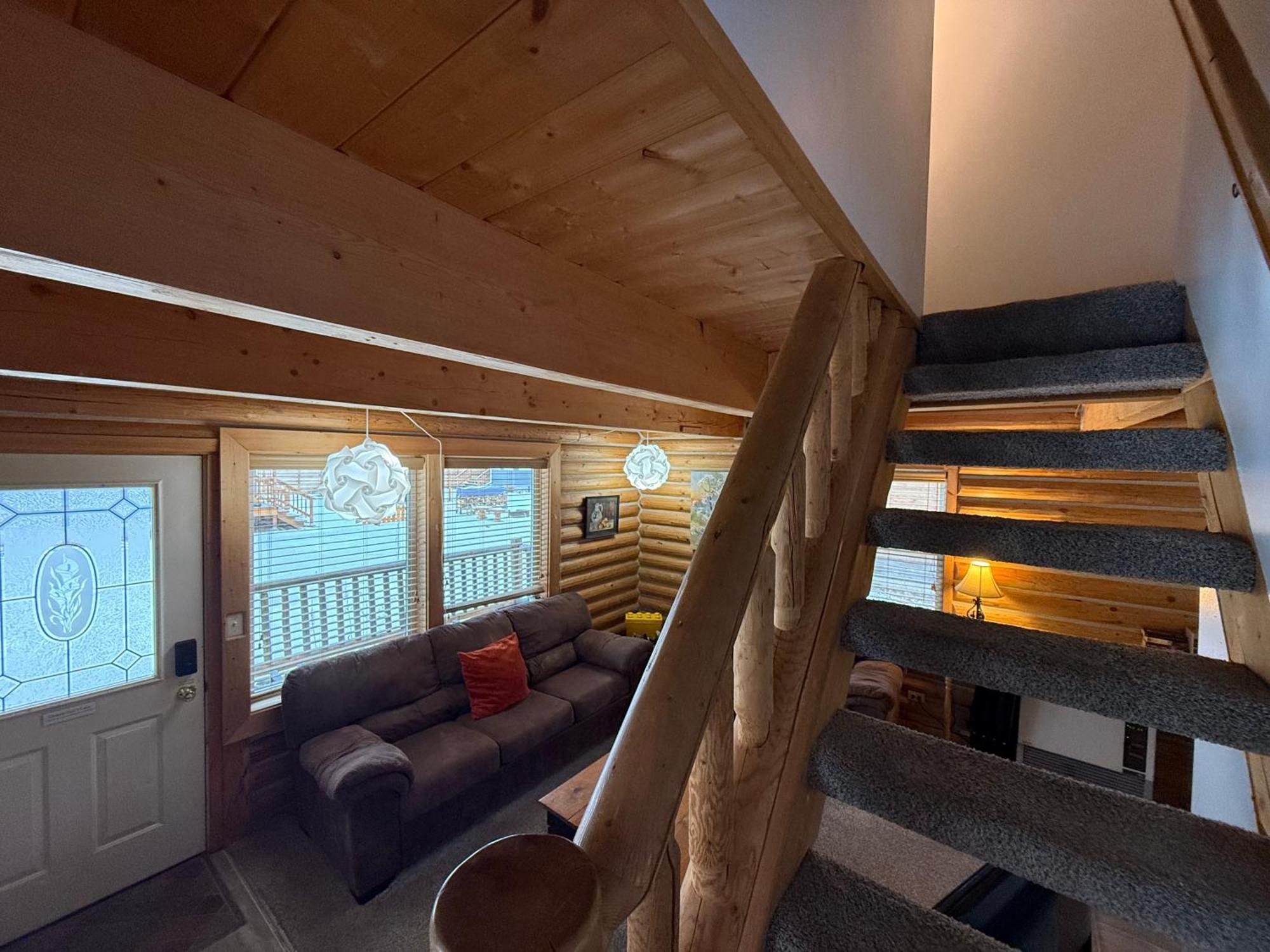 Talkeetna Log Cabin With Hot Tub Unit 1 Exterior photo